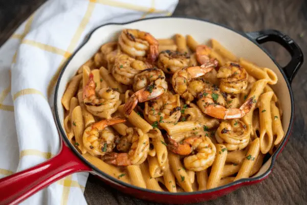 easy Cajun Shrimp Pasta