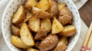 easy Candied Korean Sweet Potatoes