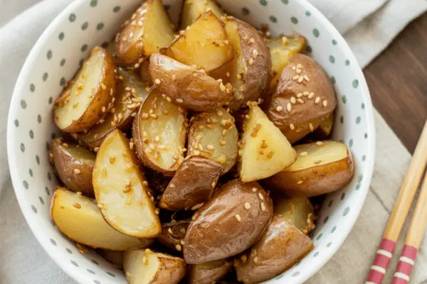 easy Candied Korean Sweet Potatoes