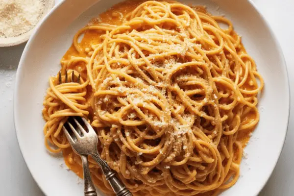 easy Creamy Butternut Squash Pasta