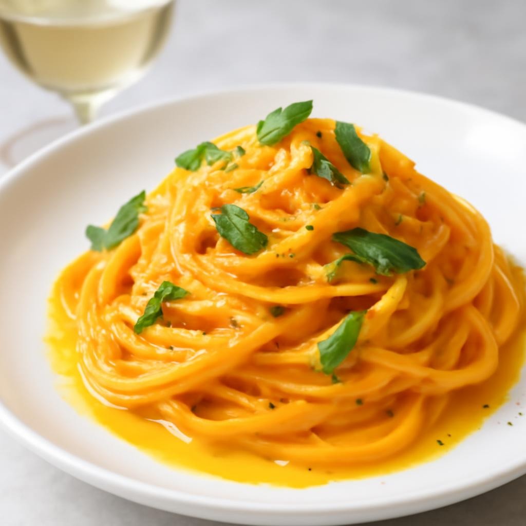Creamy Butternut Squash Spaghetti
