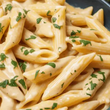 easy Creamy Garlic Chicken Pasta