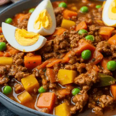 easy Filipino Beef Giniling