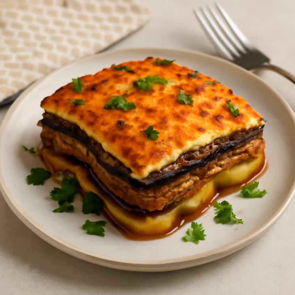 Greek Eggplant and Potatoes