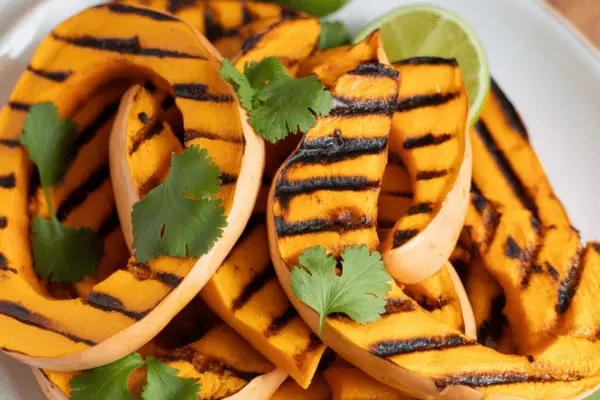 easy Grilled Butternut Squash