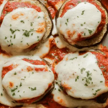 easy Healthy Eggplant Parmesan