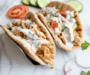 Mediterranean Chicken Pita Tacos