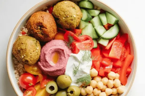 easy Mediterranean Rice Bowl Recipe