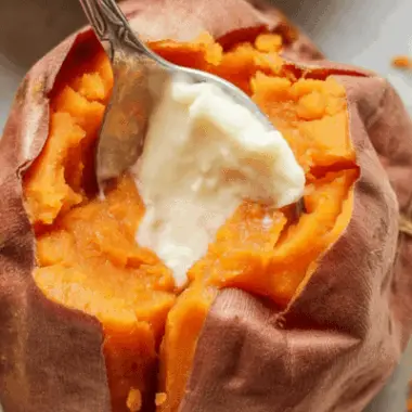 easy Microwave Sweet Potato