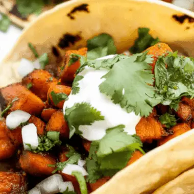 easy Roasted Sweet Potato Tacos