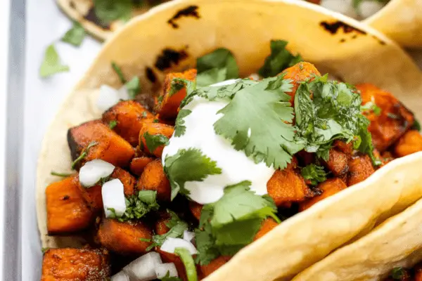 easy Roasted Sweet Potato Tacos