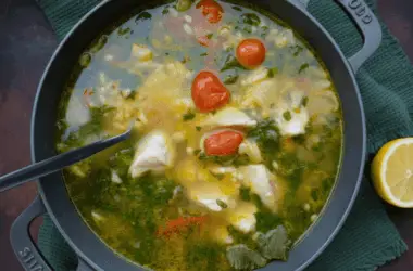easy Salmon Soup