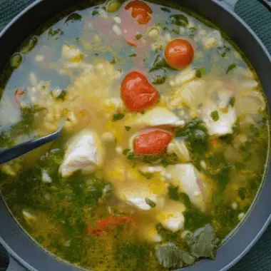 easy Salmon Soup