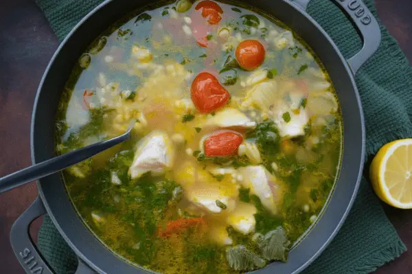 easy Salmon Soup
