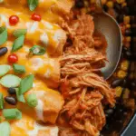 easy Slow Cooker Chicken Enchiladas