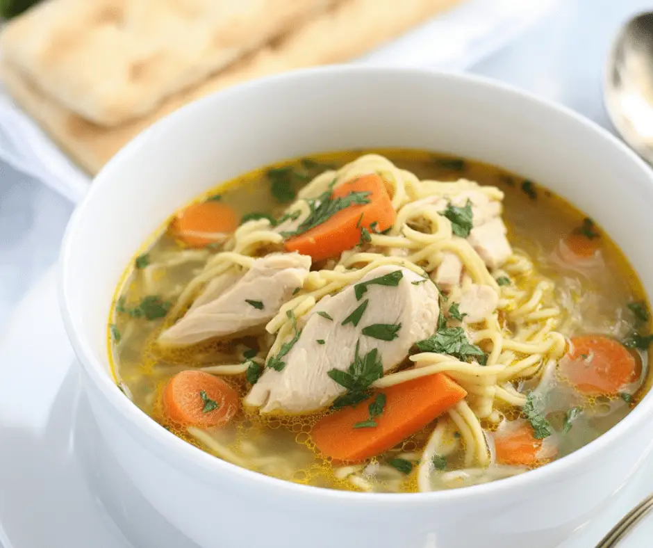 easy Slow Cooker Chicken Noodle Soup