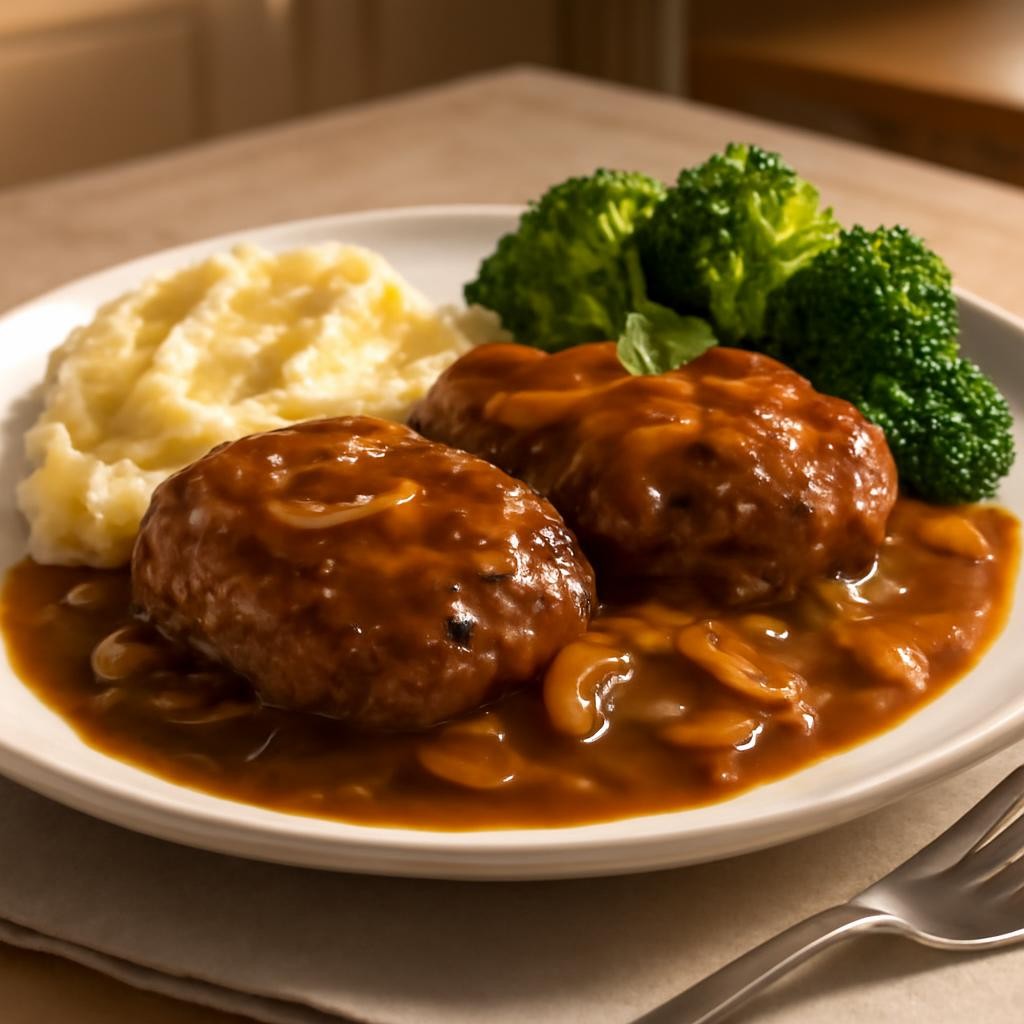 Slow Cooker Salisbury Steak