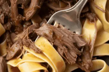 easy Slow Cooker Shredded Beef