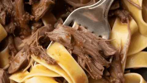 easy Slow Cooker Shredded Beef