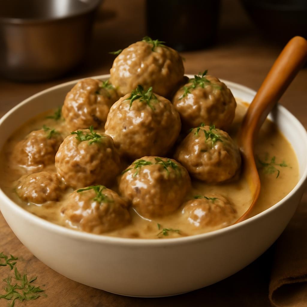 Slow Cooker Swedish Meatballs