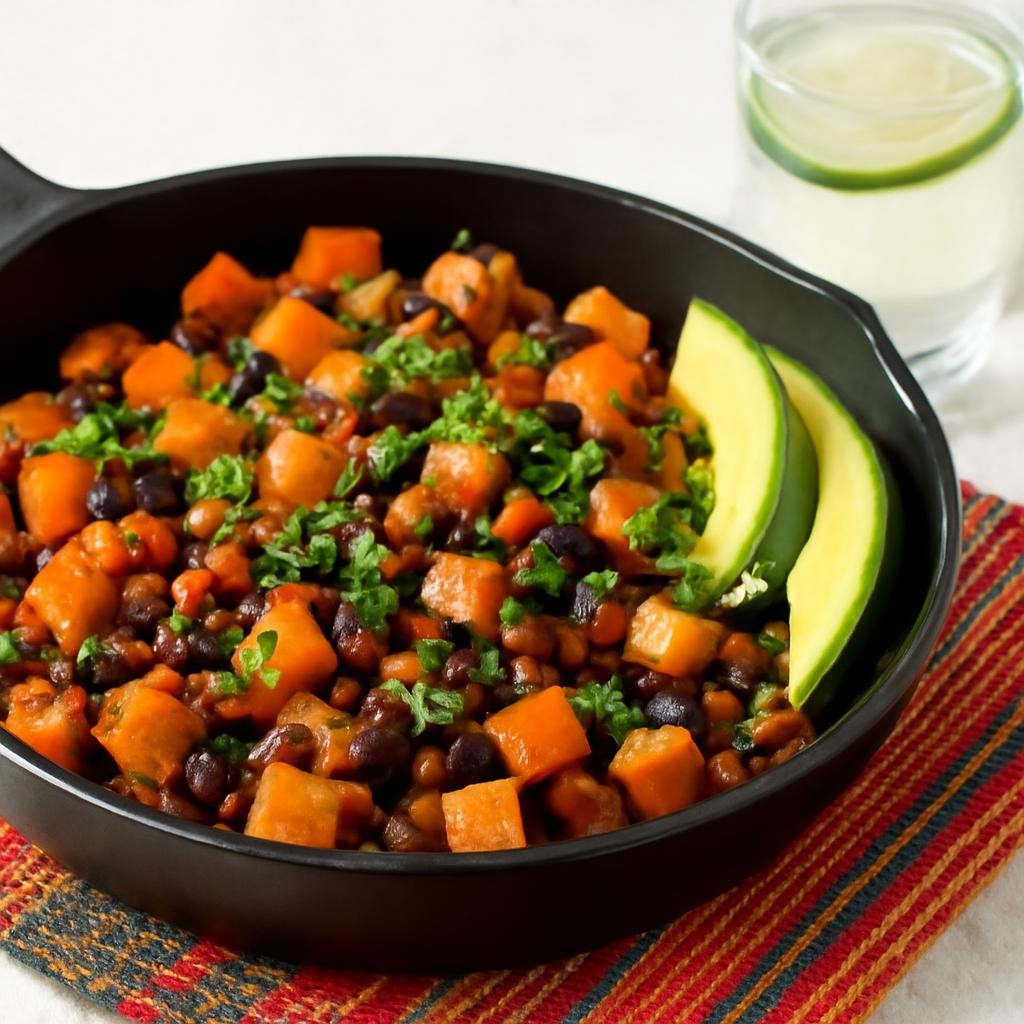 Sweet Potato Black Bean Skillet