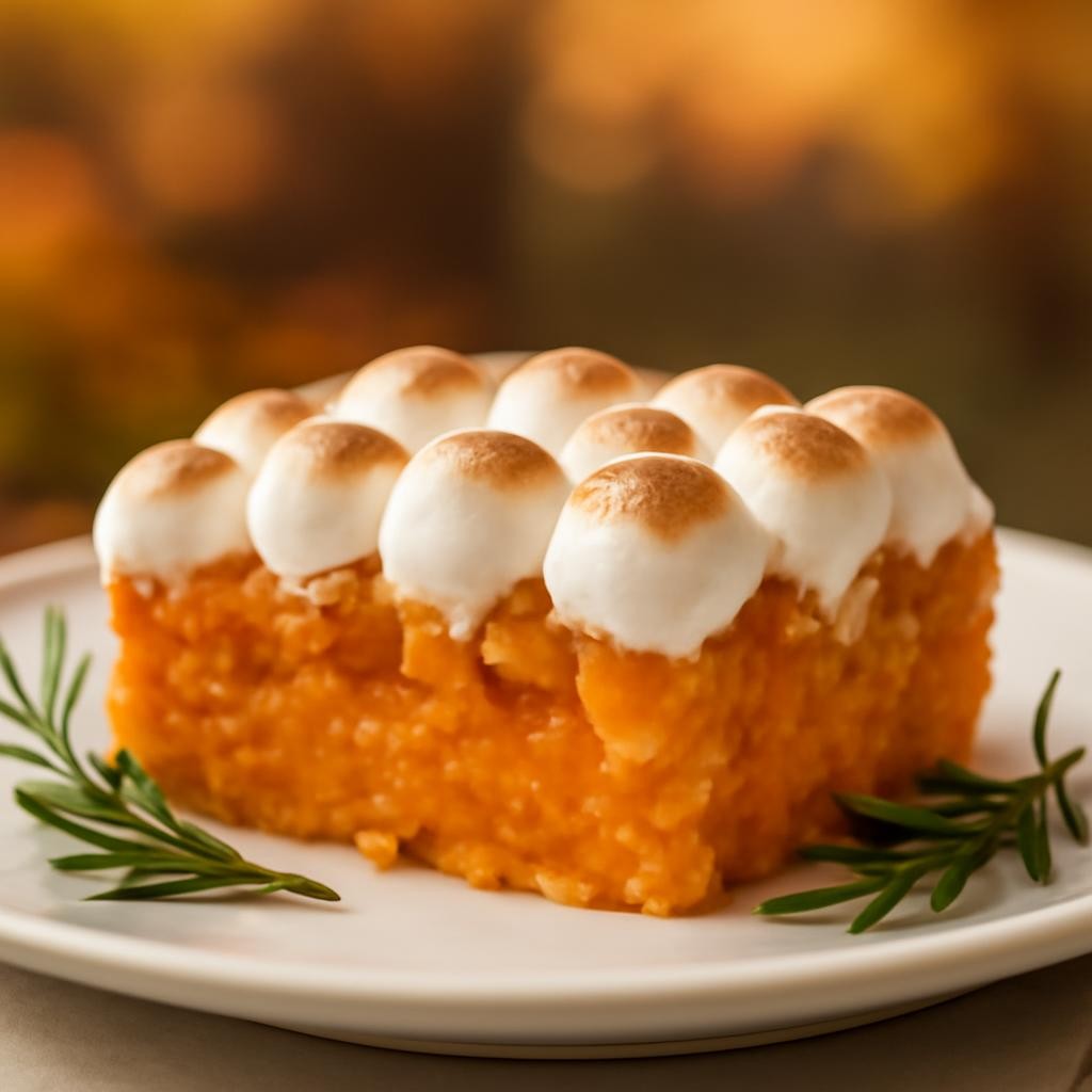 Sweet Potato Casserole with Marshmallows