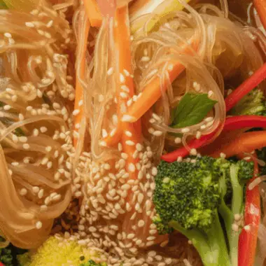 easy Sweet Potato Noodle Japchae