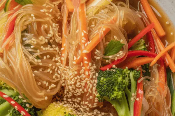 easy Sweet Potato Noodle Japchae