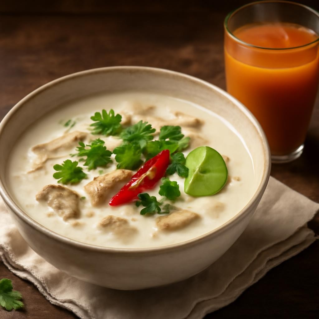 Tom Kha Gai (Thai Coconut Soup)