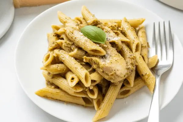 easy chicken pesto pasta recipe