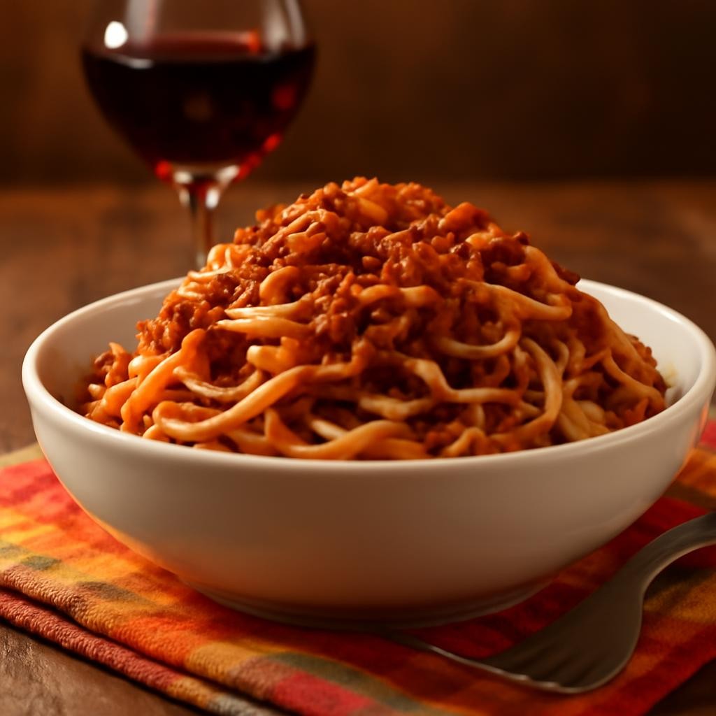 pasta with ground meat recipe