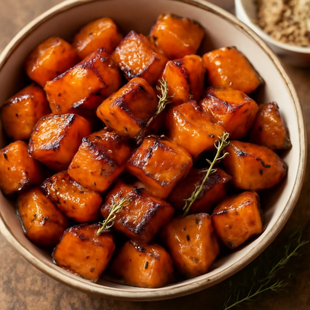 Brown Sugar Roasted Butternut Squash