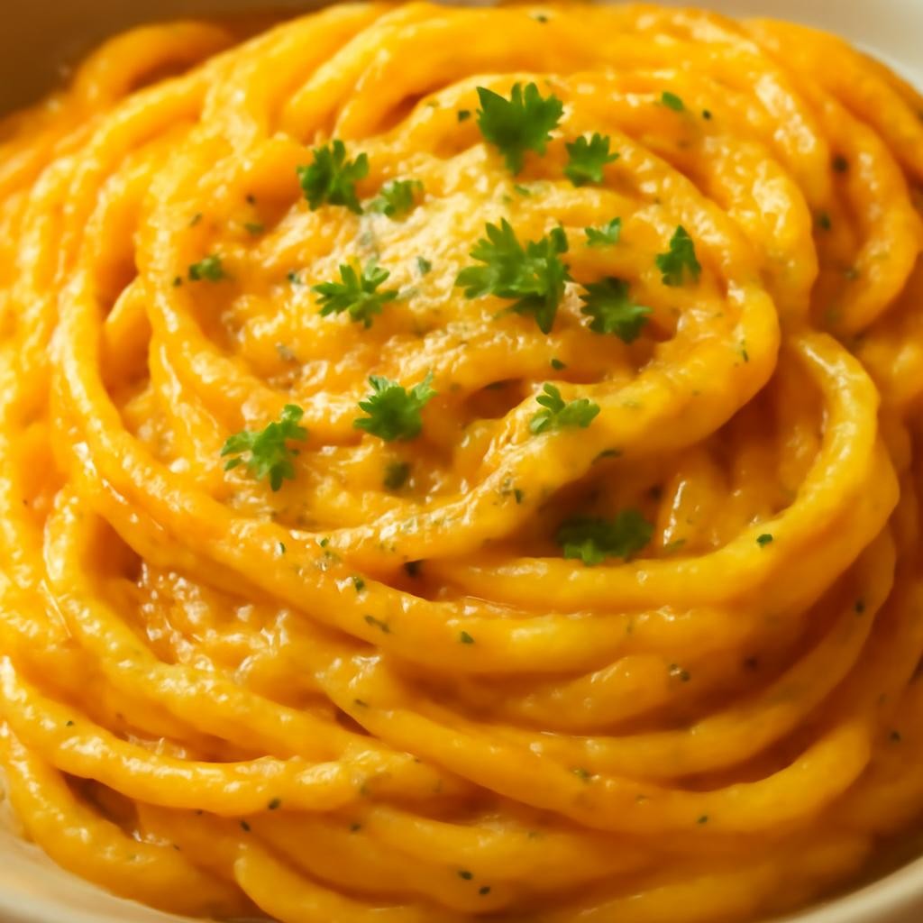 Creamy Butternut Squash Spaghetti