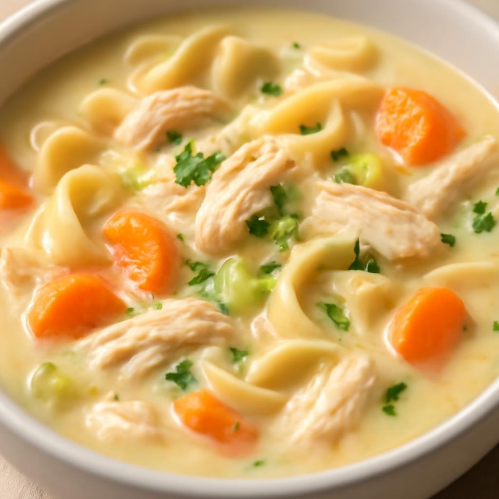 Creamy Chicken Noodle Soup