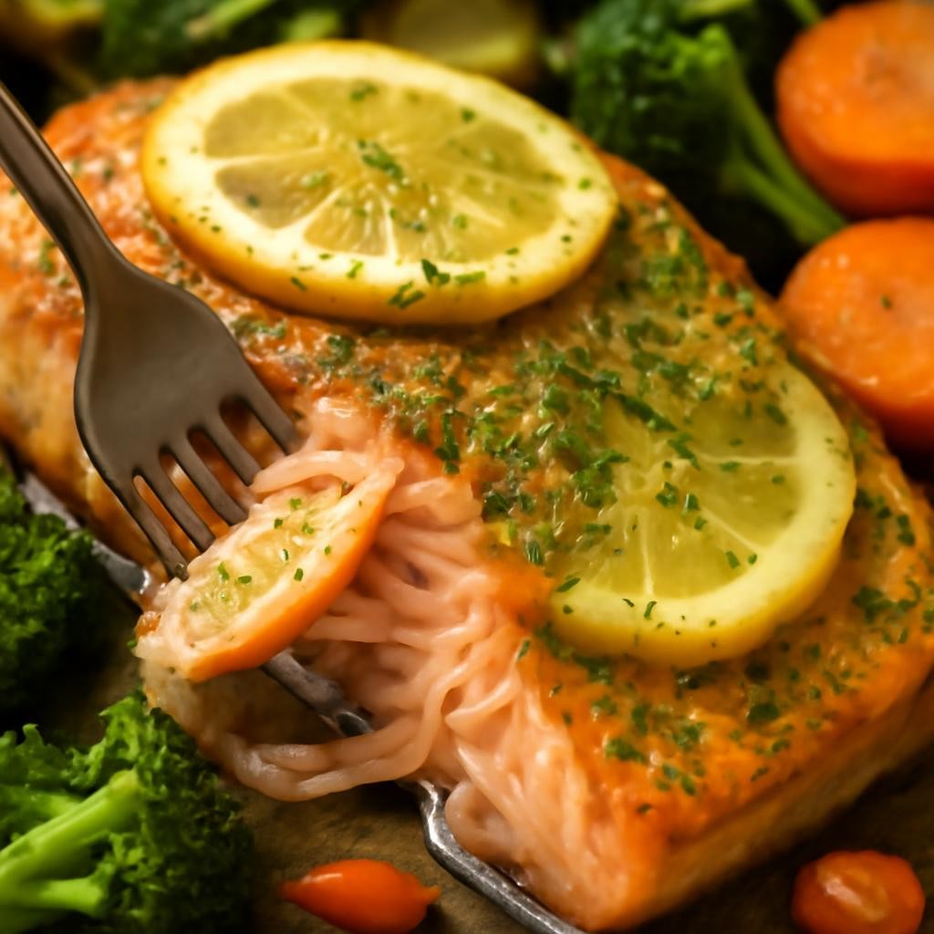 Lemon Dill Baked Salmon