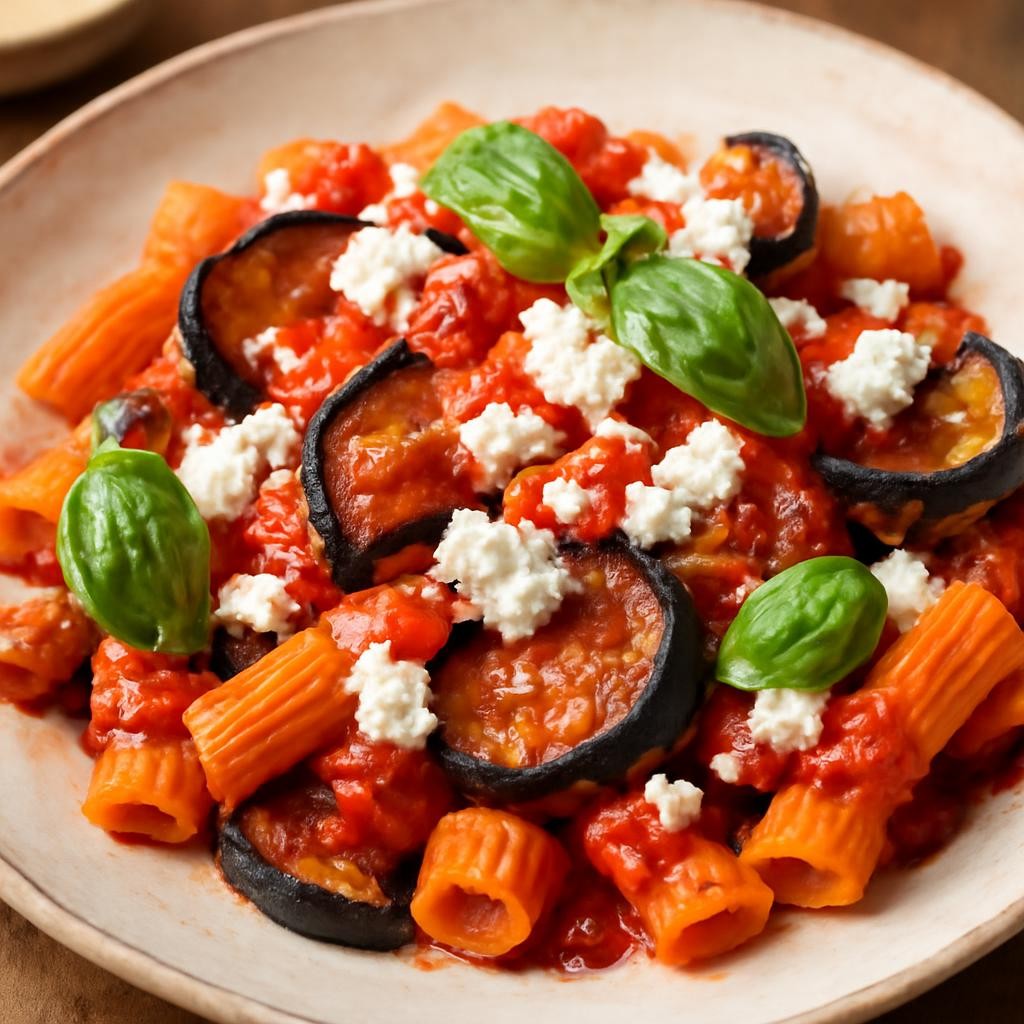 Pasta alla Norma (Eggplant pasta)