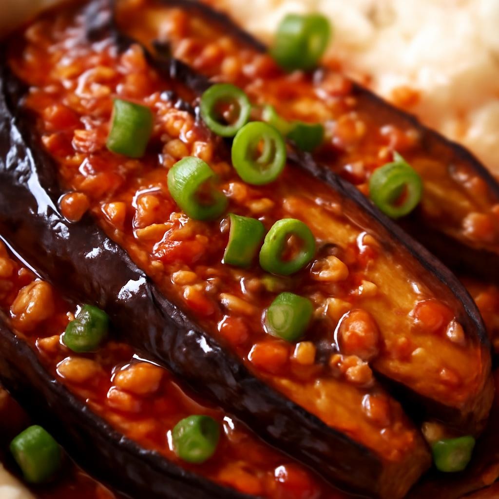 Spicy Garlic Eggplant