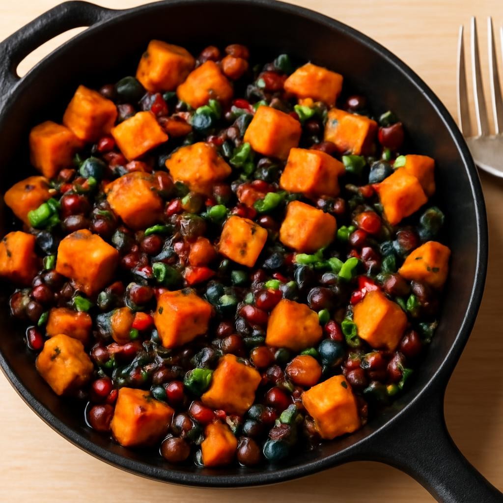Sweet Potato Black Bean Skillet