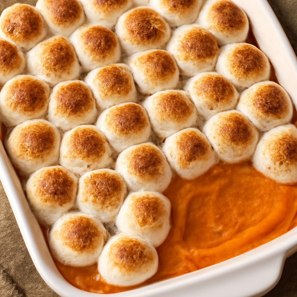 Sweet Potato Casserole with Marshmallows