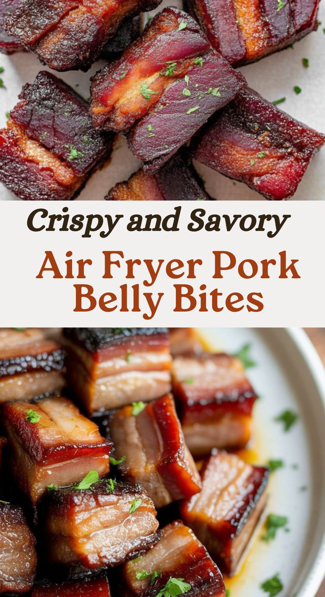 Air Fryer Pork Belly Bites