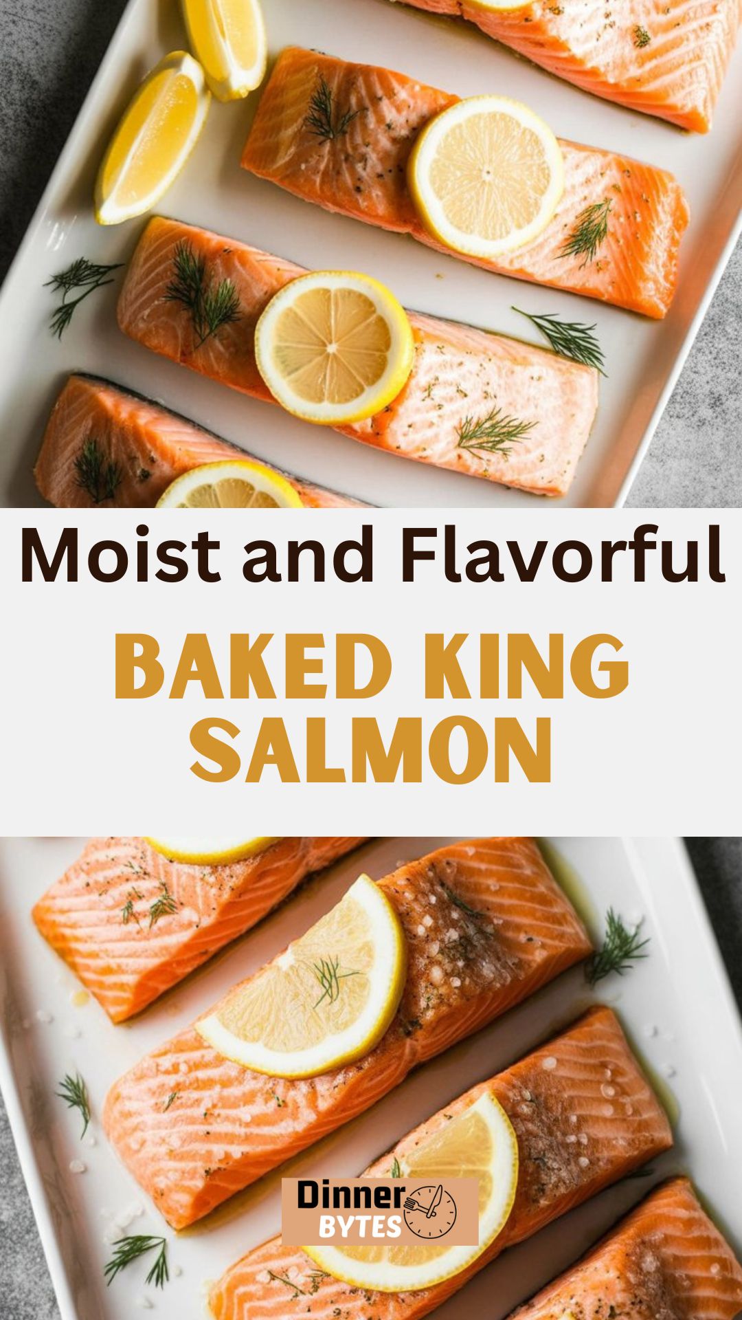 Baked King Salmon