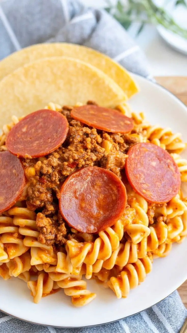 Baked Pizza Pasta