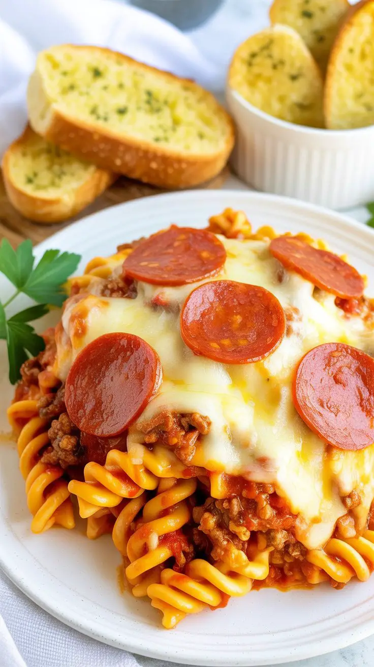 Baked Pizza Pasta