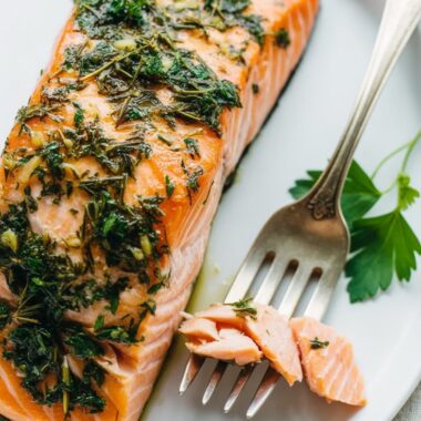 Dijon Baked Salmon