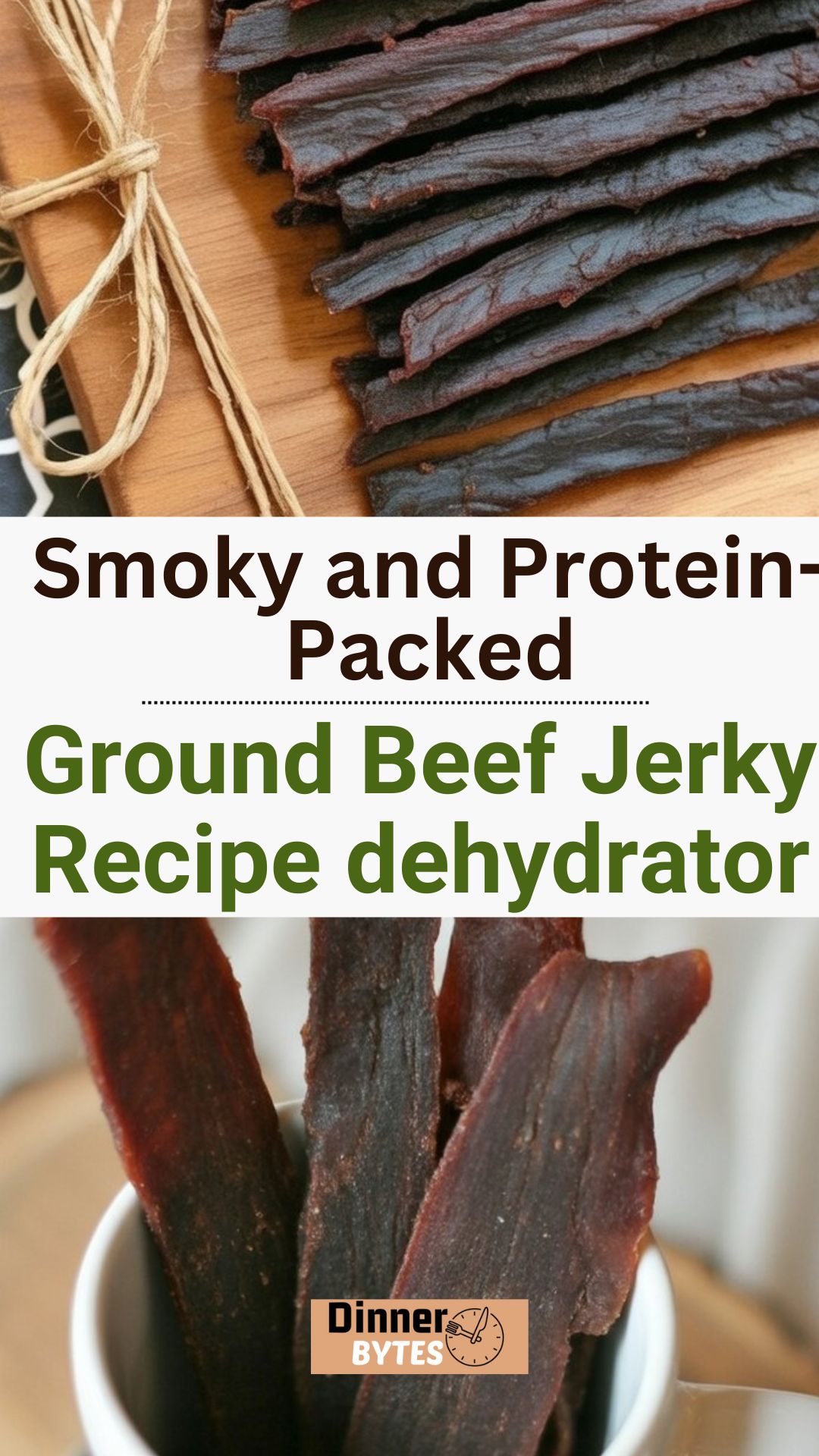Ground Beef Jerky Recipe dehydrator