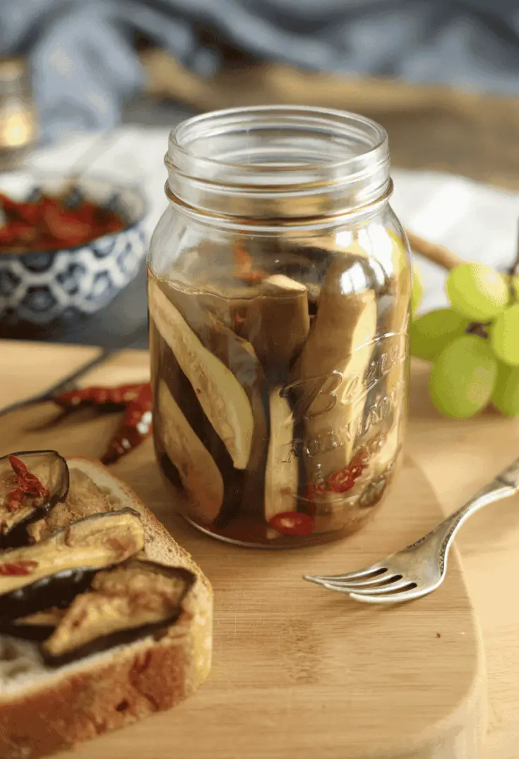 Italian Pickled Eggplant