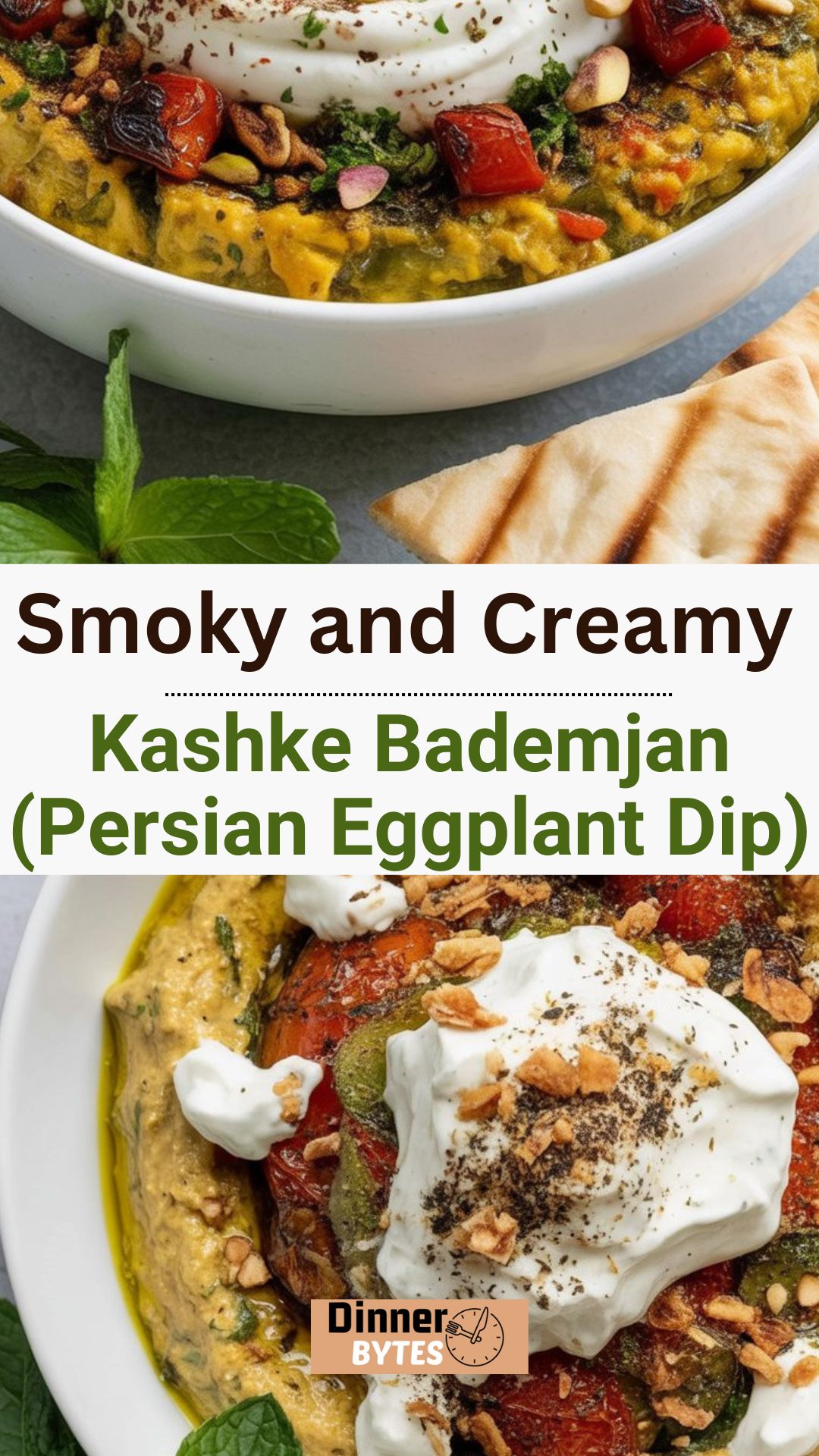Kashke Bademjan (Persian Eggplant Dip)