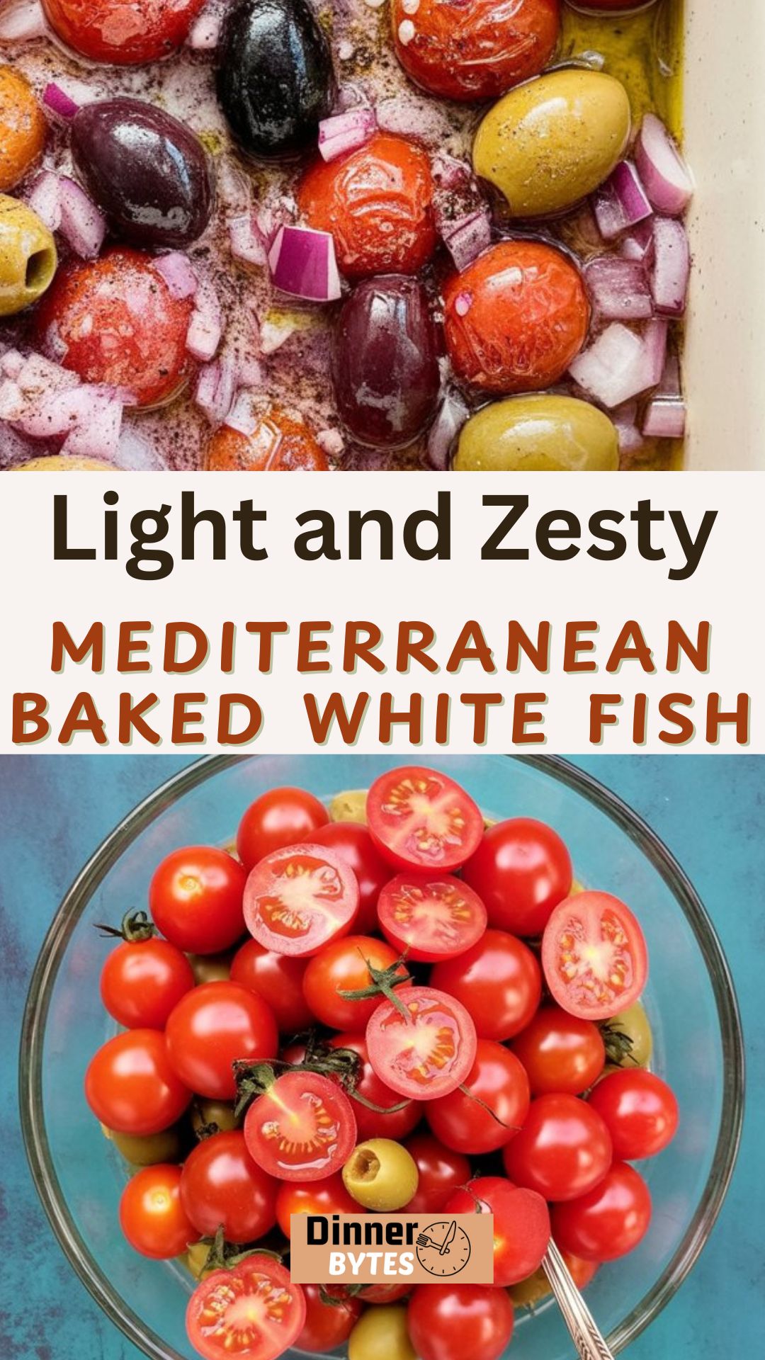 Mediterranean Baked White Fish