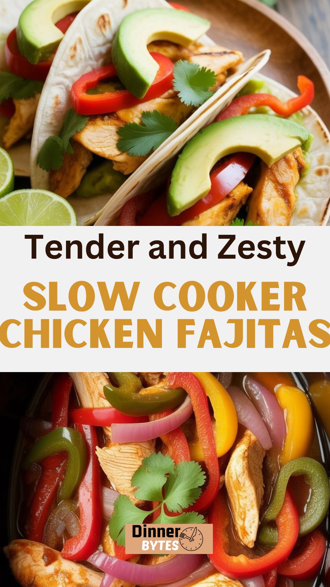 Slow Cooker Chicken Fajitas