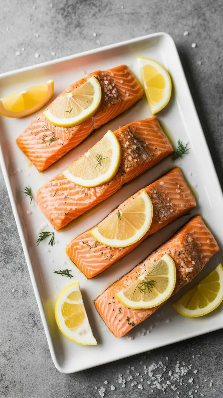 Baked King Salmon